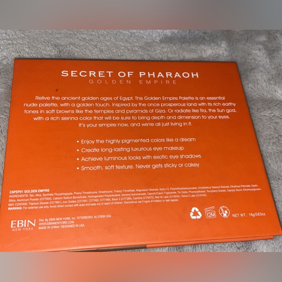 Eye shadow palate from Ebin New York - Picture 3 of 3